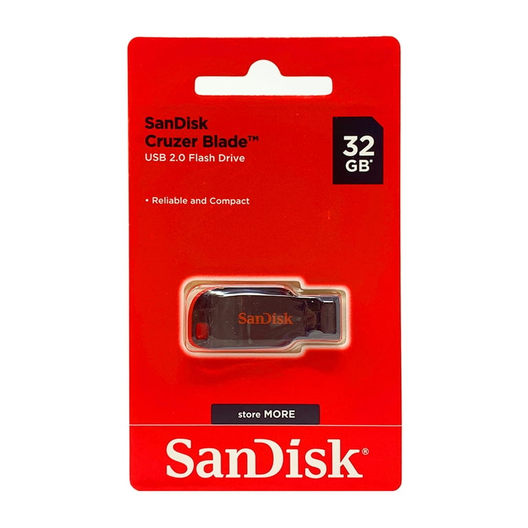 Clé USB SanDisk Cruzer Blade USB 2.0 - 32 Go (SDCZ50-032G-B35