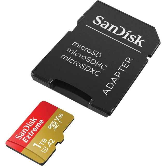 SanDisk Extreme 1 TB Class 10/UHS-I (U3) microSDXC - Walmart.com