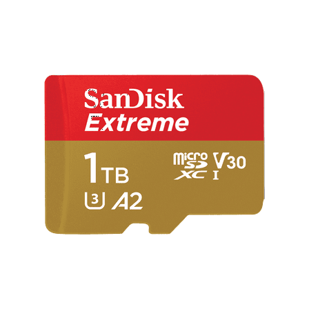 SanDisk 1TB Extreme microSDXC UHS-I Memory Card (Up to 160 MBPs) - SDSQXAV-1T00-GN6MA