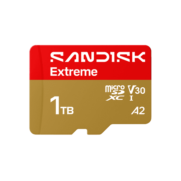 SANDISK 1TB Extreme microSD UHS-I Card - SDSQXH9-1T00-GZ6MA