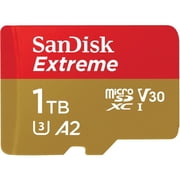 SanDisk Extreme 1TB microSDXC UHS-I U3 Flash Memory Card