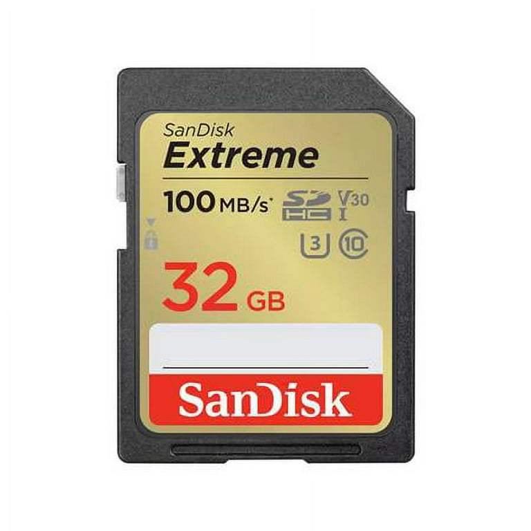 SanDisk Extreme 32 GB Class 10 UHS I U3 V30 SDHC