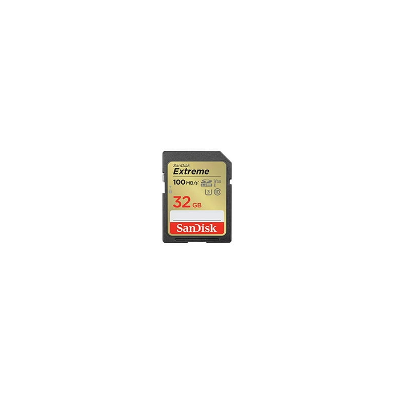 SanDisk Extreme 32 GB Class 10/UHS-I (U3) V30 SDHC - Walmart.com SanDisk Extreme 32 GB Class 10/UHS-I (U3) V30 SDHC - Walmart.com