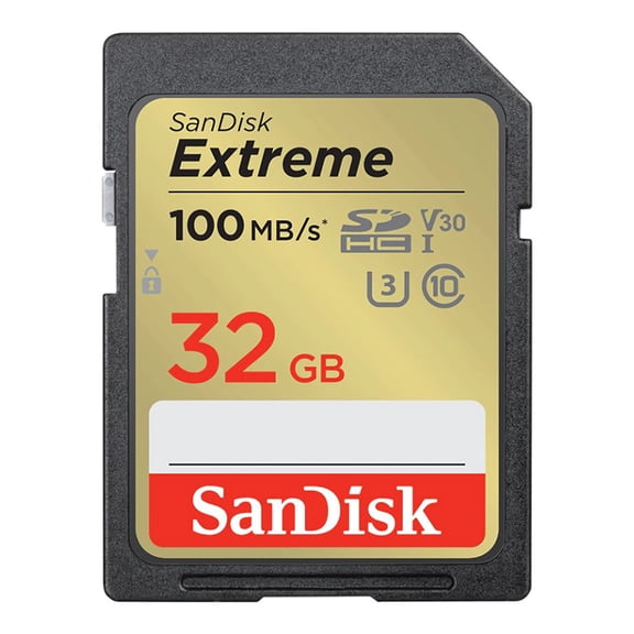 SanDisk Extreme 32GB UHS-I U3 SDHC Memory Card