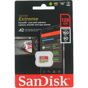 SanDisk Extreme A2 128GB Micro SDXC Flash memory Card with Adapter