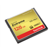 SanDisk Extreme 128GB CompactFlash Memory Card - SDCFXS-128G-A46