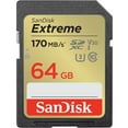 thumbnail image 1 of SanDisk Extreme 64 GB Class 10/UHS-I (U3) V30 SDXC, 1 of 4