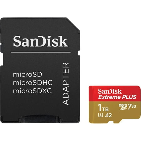 SanDisk - Extreme PLUS 1TB microSDXC UHS-I Memory Card