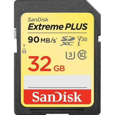 SanDisk - Extreme PLUS 32GB SDHC UHS-I Memory Card