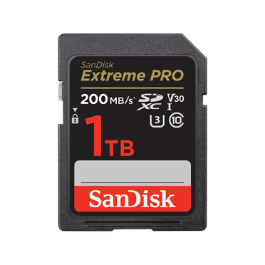 SanDisk 1TB Extreme PRO SDHC And SDXC UHS-I Memory Card (Up to 200 MBPs) - SDSDXXD-1T00-GN4IN
