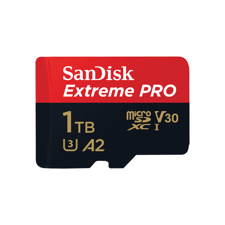 SanDisk 1TB Extreme Pro microSDXC Memory Card, UHS-I, A2, 4K SanDisk 1TB Extreme Pro microSDXC Memory Card, UHS-I, A2, 4K