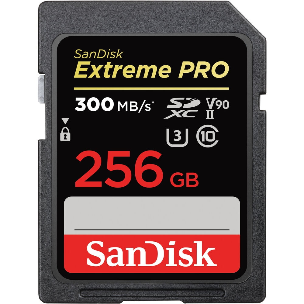 Sandisk Extreme PRO 256GB UHS-II SDXC Class 10 Memory Card 