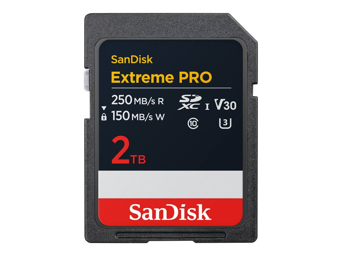 SanDisk Extreme PRO 2TB UHS-I U3 SDXC Memory Card - Walmart.com