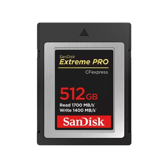 SanDisk Extreme PRO 512GB CFexpress Card Type B - 1 Pack, 1 (Quantity)