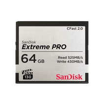 SanDisk Extreme PRO 64GB CFast 2.0 Memory Card - SDCFSP-064G-A46D