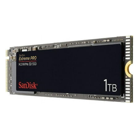 SanDisk - Extreme PRO 1TB PCIe Gen 3 x4 NVMe Internal Solid State Drive with 3D NAND Technology