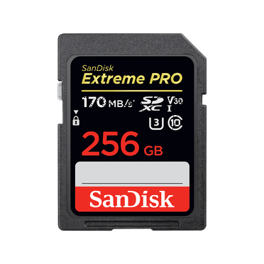 SanDisk Extreme PRO SDXC UHS-I Card - 256GB