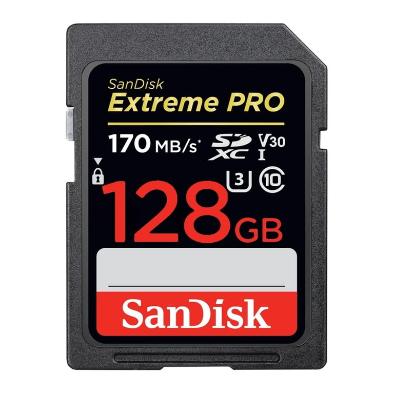 その他 SanDisk Extreme PRO 128GB SanDisk, Memory Card, 128GB SDXC UHS-I, 170MB/s Fast U3 V30