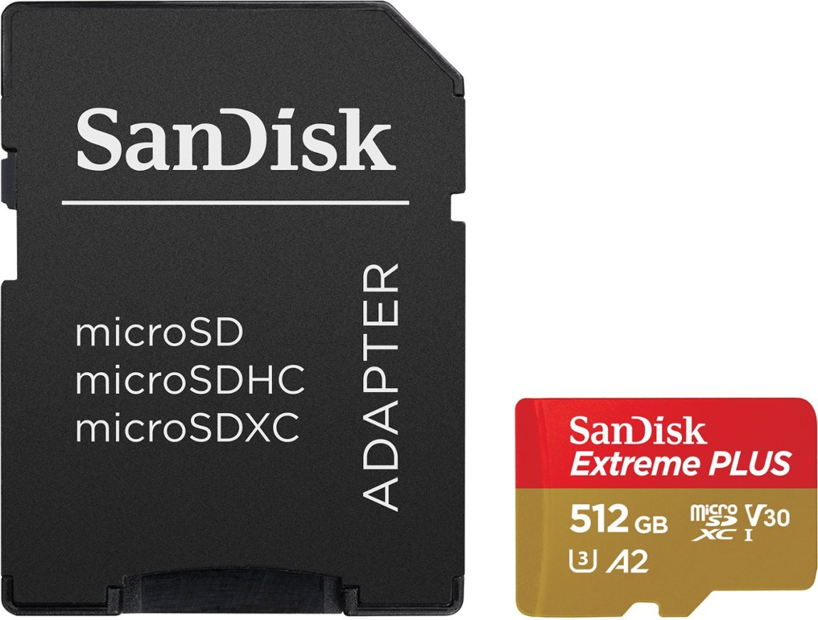 SanDisk Extreme Plus 512GB microSDXC UHS-I Memory Card - Walmart.com