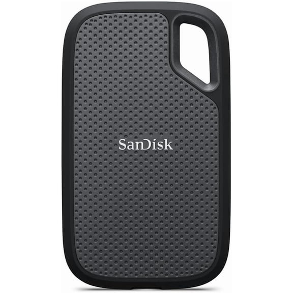 SanDisk 2TB Extreme External Solid State Drive for IOS Devices, Black - SDSSDE62-2T00-GA0