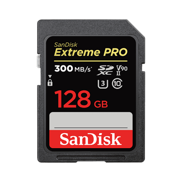 SanDisk 128GB Extreme PRO SDXC UHS-Il Memory Card - SDSDXDK-128G-GN4IN