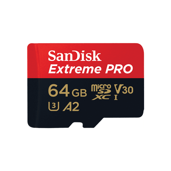 SanDisk 64GB Extreme PRO microSDHC UHS-I Memory Card - SDSQXCU-064G-GN6MA