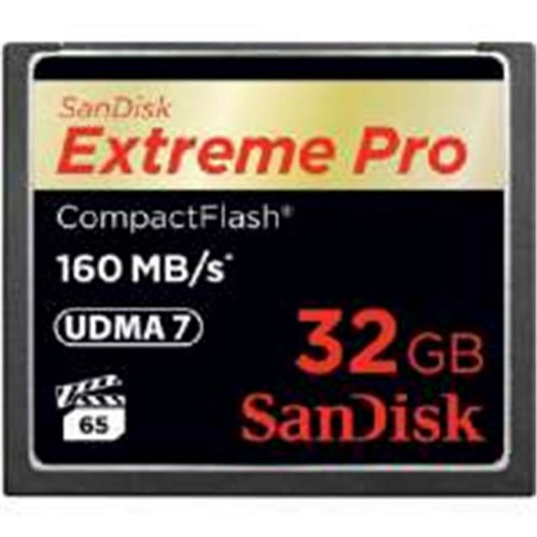 Sandisk Extreme Pro CompactFlash 32 Go (160 Mo/s) - Carte mémoire