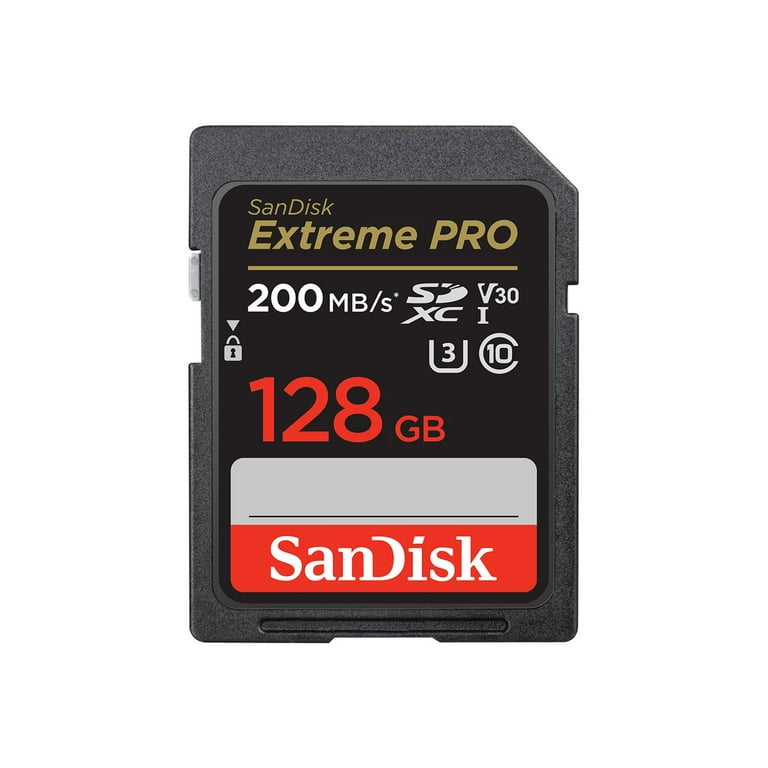 Sandisk Extreme Pro Micro SDHC 128Gb 200 Mb/s + Adaptateur
