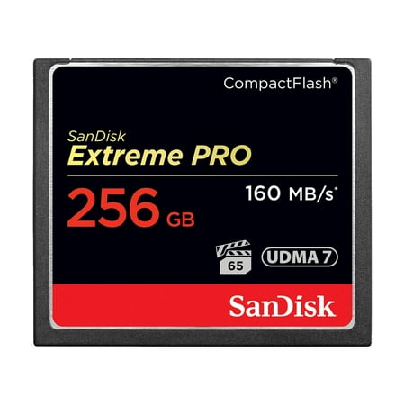 SanDisk - Extreme 256GB CompactFlash (CF) Memory Card