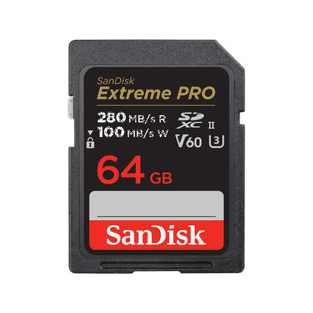 SanDisk 64GB Extreme PRO SDXC UHS-II Memory Card - SDSDXEP-064G-GN4IN