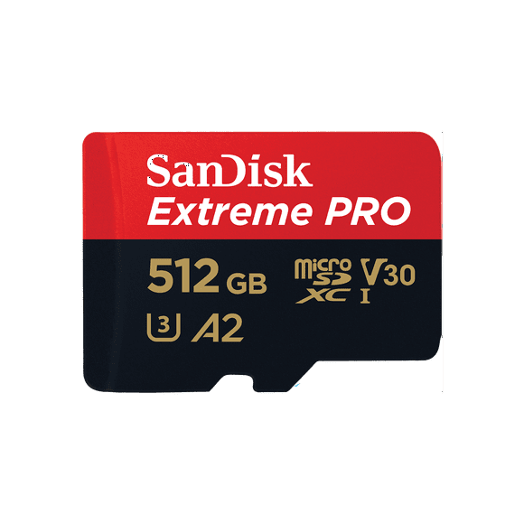 SanDisk 512GB Extreme Pro microSDXC UHS-I Memory Card - SDSQXCD-512G-GN6MA