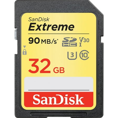 Sandisk 32GB Extreme UHS-I SDHC Memory Card