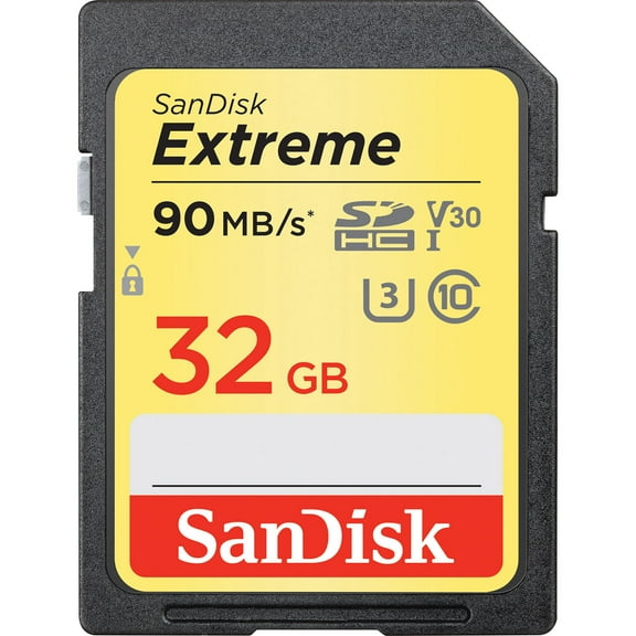 Sandisk 32GB Extreme UHS-I SDHC Memory Card