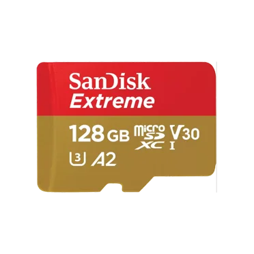 SanDisk Extreme UHS-I 128GB microSDXC Flash Memory Card