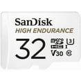 thumbnail image 1 of SanDisk High Endurance 32 GB Class 10/UHS-I [U3] microSDHC (sdsqqnr-032g-gn6ia), 1 of 2