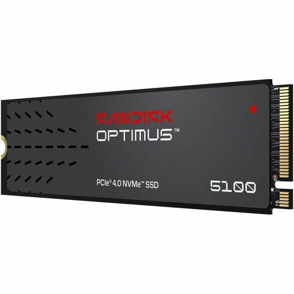 SanDisk Optimus 5100 SDSP51100TAN-000E0 1 TB Solid State Drive, M.2 2280 Internal, PCI Express NVMe (PCI Express NVMe 4.0 x4)