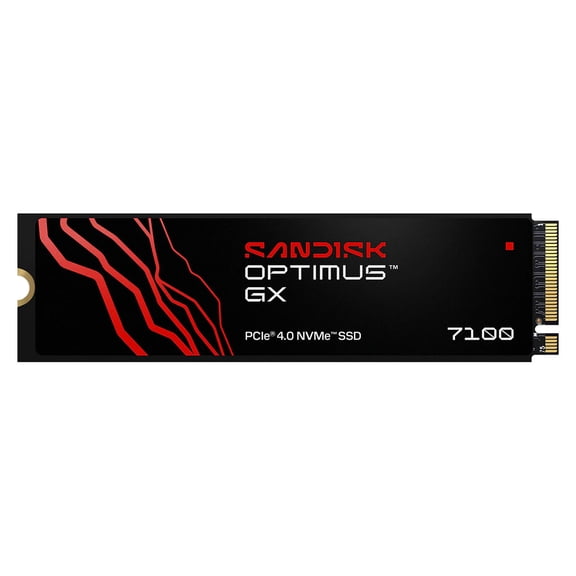 SanDisk Optimus GX 7100 SDSP71500GAN-000E0 500 GB Solid State Drive - M.2 2280 Internal - PCI Express NVMe (PCI Express NVMe 4.0 x4) - Notebook, Handheld Gaming Console Device Supported