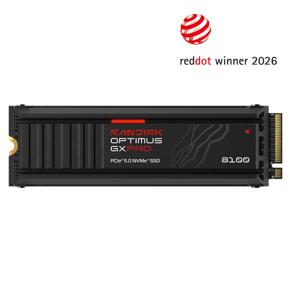 1TB SANDISK Optimus GX PRO 8100 NVMe SSD - with Heatsink - SDSP82100TAH-000E0