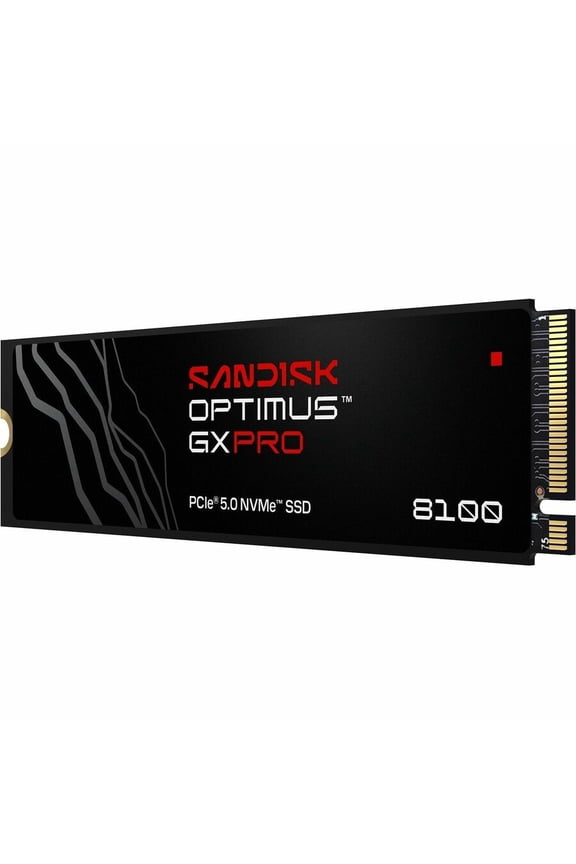 Optimus GX PRO 8100 SDSP82800TAN-000E0 8 TB Solid State Drive, M.2 2280 Internal, PCI Express NVMe (PCI Express NVMe 5.0 x4), Write Intensive