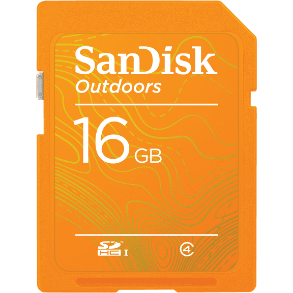 SanDisk Outdoors 16GB SDHC Flash Memory Card