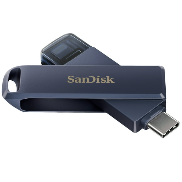 SanDisk Phone Drive Flip 256GB USB Flash Drive for iPhone**, Lightning and USB 3.1, gen 1
