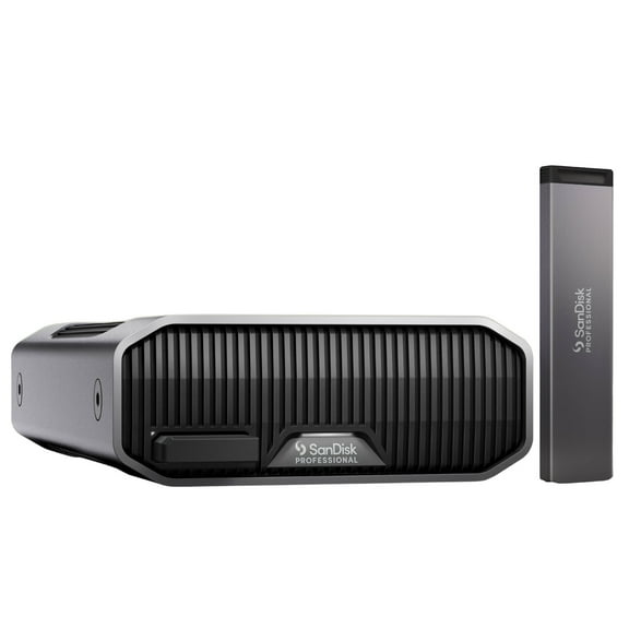 SanDisk Professional 12TB G-DRIVE PROJECT Thunderbolt 3 External Hard Drive with PRO-BLADE SSD Mag 1TB