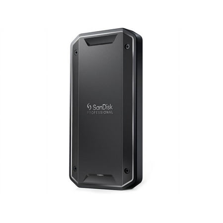 SanDisk Professional - PRO-G40 SSD 2TB External Thunderbolt 3 and USB-C NVMe Portable SSD - Black
