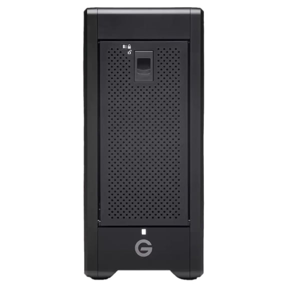 SanDisk Professional 144TB G-RAID SHUTTLE 8 transportable 8-bay hardware RAID solution with Thunderbolt 3 (40Gbps) and USB-C (10Gbps), 3.5" External Hard Drive HDD, 7200 RPM - SDPH48H-144T-NBAAB