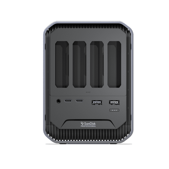 SanDisk Professional PRO-Dock 4, 4-Bay Reader Docking Station - SDPD14F-0000-NBAAD