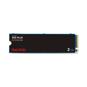 SanDisk 2TB SSD PLUS M.2 NVMe PCIe Gen 3.0, Internal Solid State Drive - SDSSDA3N-2T00-G26