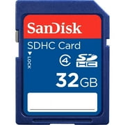 SanDisk 32GB SDHC Flash Memory Card - C4, SD Card - SDSDB-032G-B35