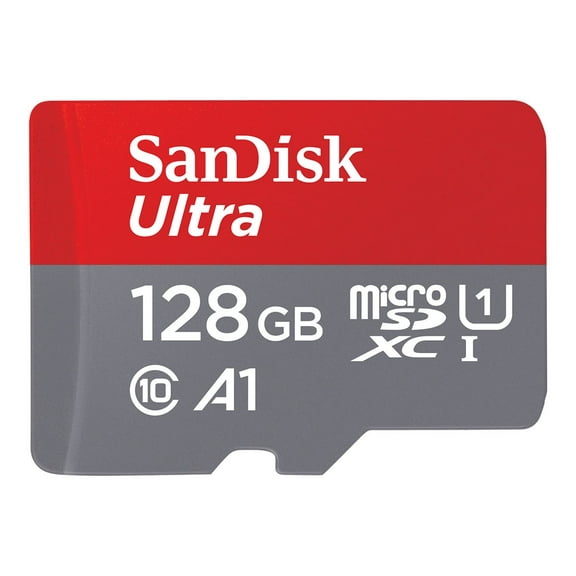 SanDisk Ultra 128GB 120MB/s microSDXC UHS-1 Card with Adapter