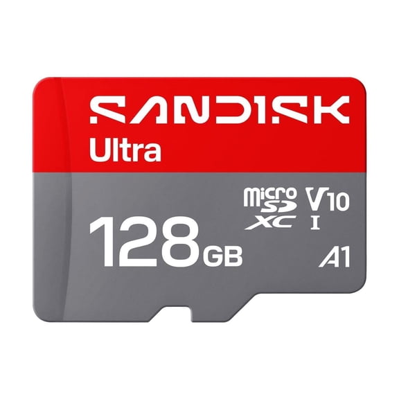 SanDisk Ultra 128GB MicroSD Memory Card Model SDSQUJQ-128G-GZ6MA