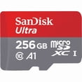 thumbnail image 1 of SanDisk Ultra 256GB microSDXC UHS-I Flash Memory Card with Adapter, 1 of 7
